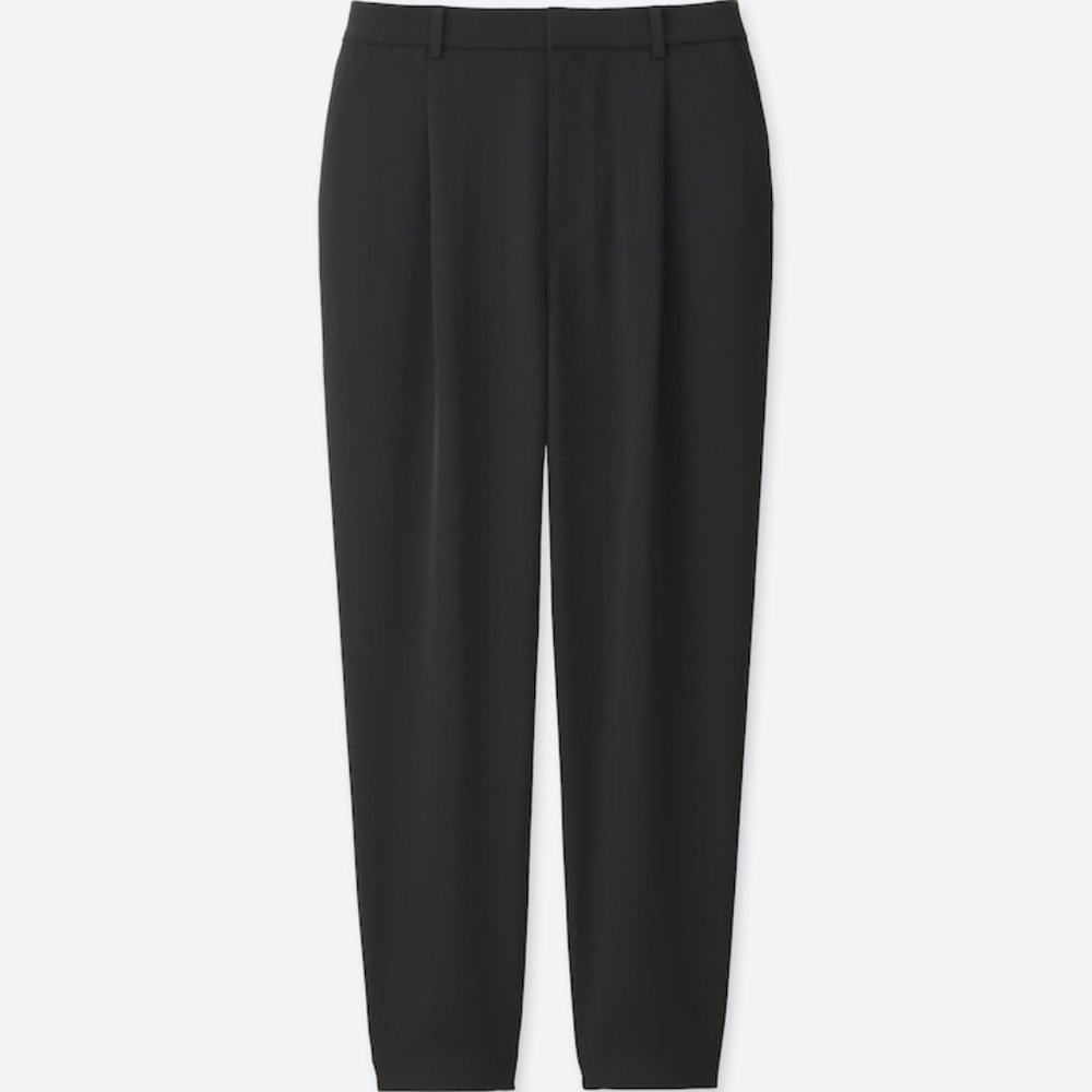 Uniqlo Black Drape Slack Work Pants